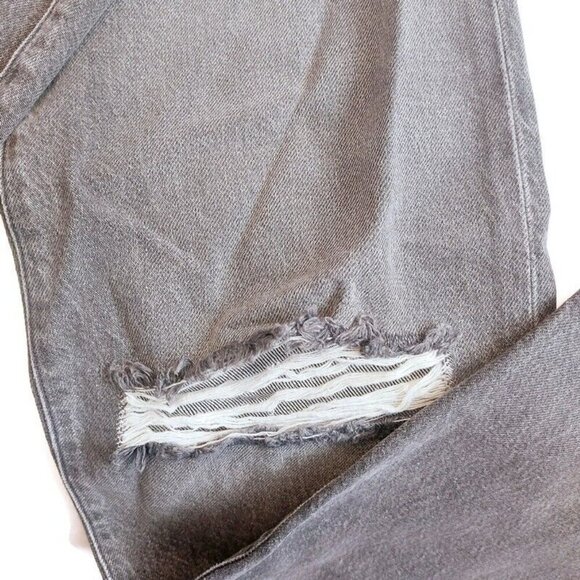 Mavi BARCELONA High Rise Wide Leg Denim Jeans Womens 27 X 32 Pants Black Sample - Picture 9 of 10